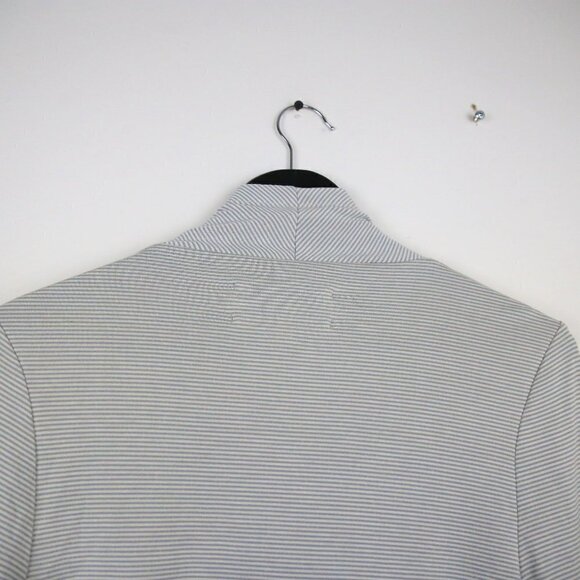 CUPCAKES AND CASHMERE Striped Drapery Open Front Cardigan - Picture 4 of 5